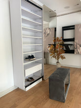 Load image into Gallery viewer, shoe cabinet with mirror and bench
