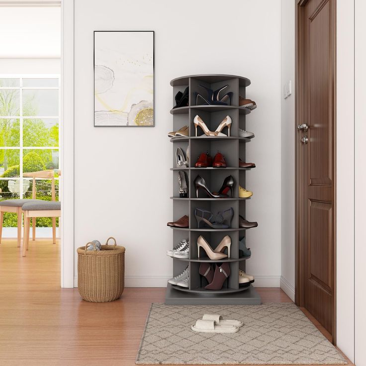 Rotating Shoe Rack